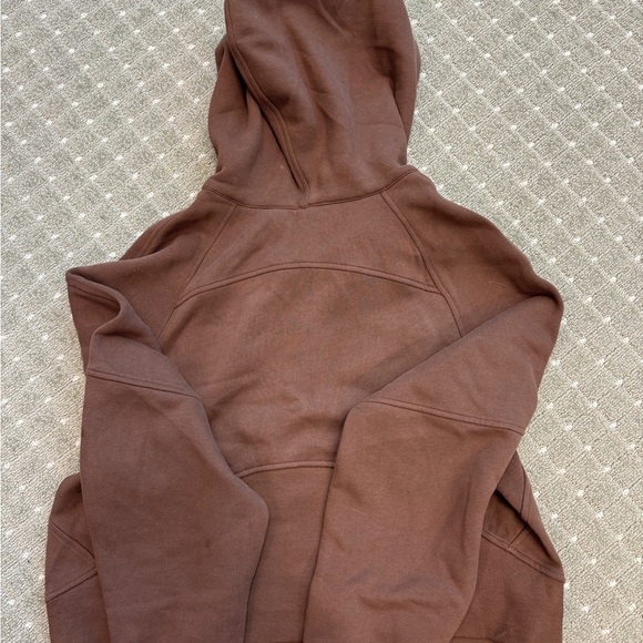 Lululemon Scuba Oversized Half-Zip Hoodie Java - Picture 4 of 6